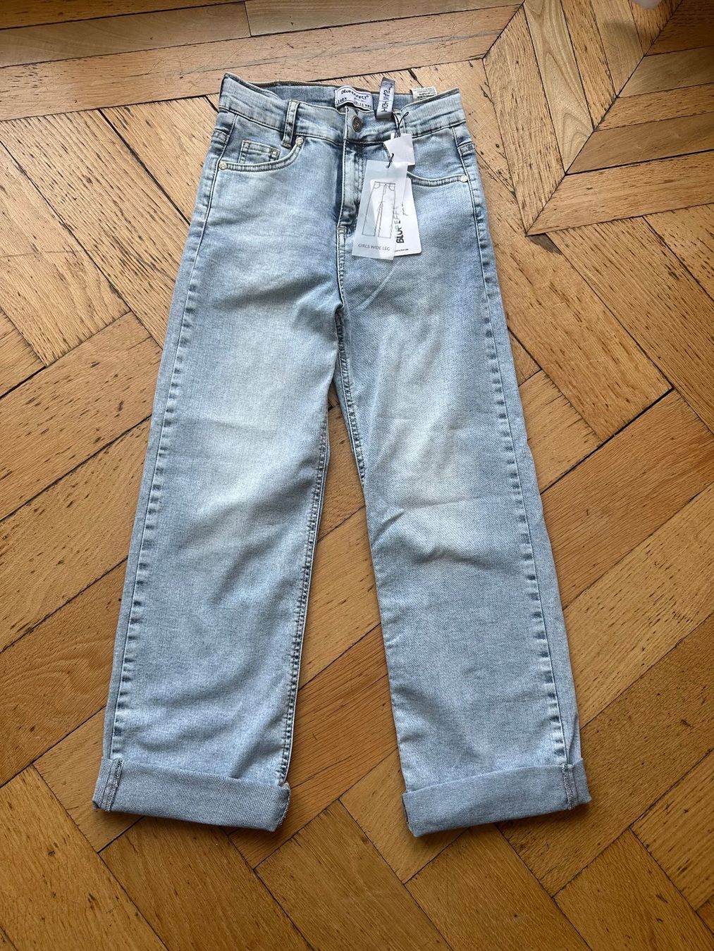 Pantaloni: Mädchen Jeans, Wide leg, Blue Effect, Gr. 146 – Nuovo (secondo la descrizione) da Zuerich venduto da Tozde