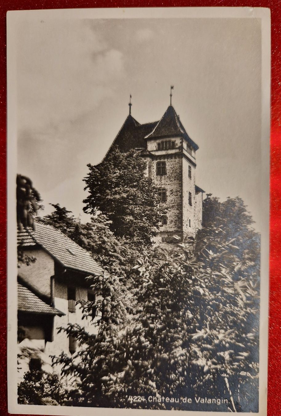 Cartoline postali: Château de Valangin 1931 – Usato da Melchnau venduto da Fishel