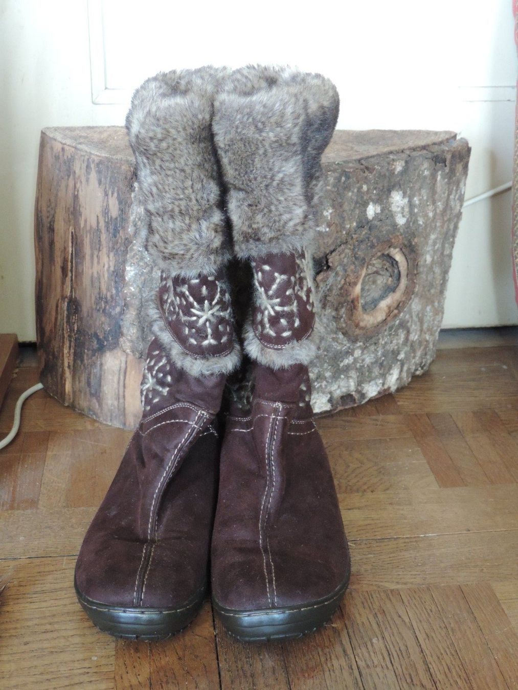 Damenschuhe: bottes fourrées brunes – Neu (gemäss Beschreibung) aus Genève von Axelle333 4