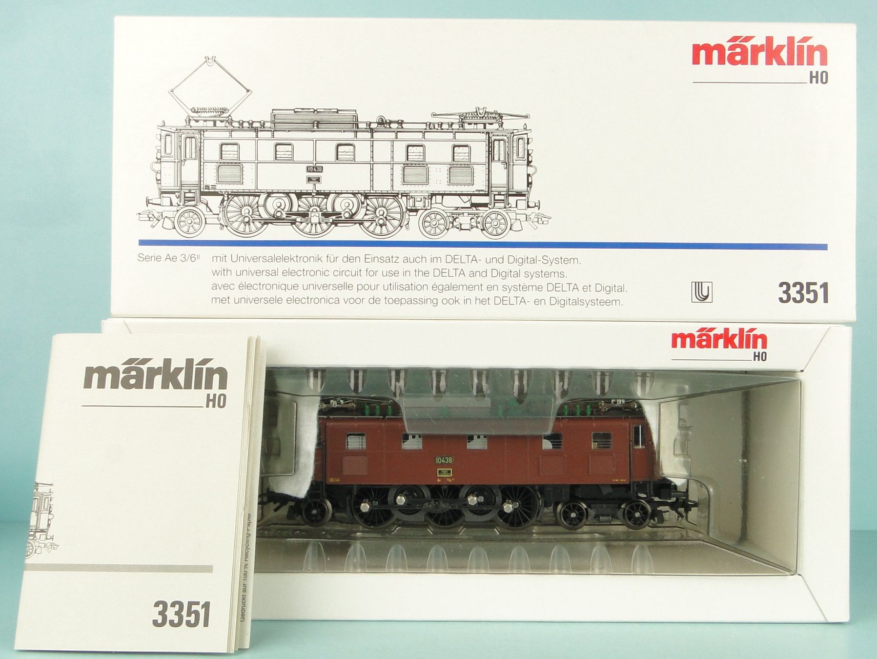 Märklin Modellini di ferrovie: Märklin 3351 Ae 3/6, DIGITAL – Usato da Bülach venduto da cann11 1