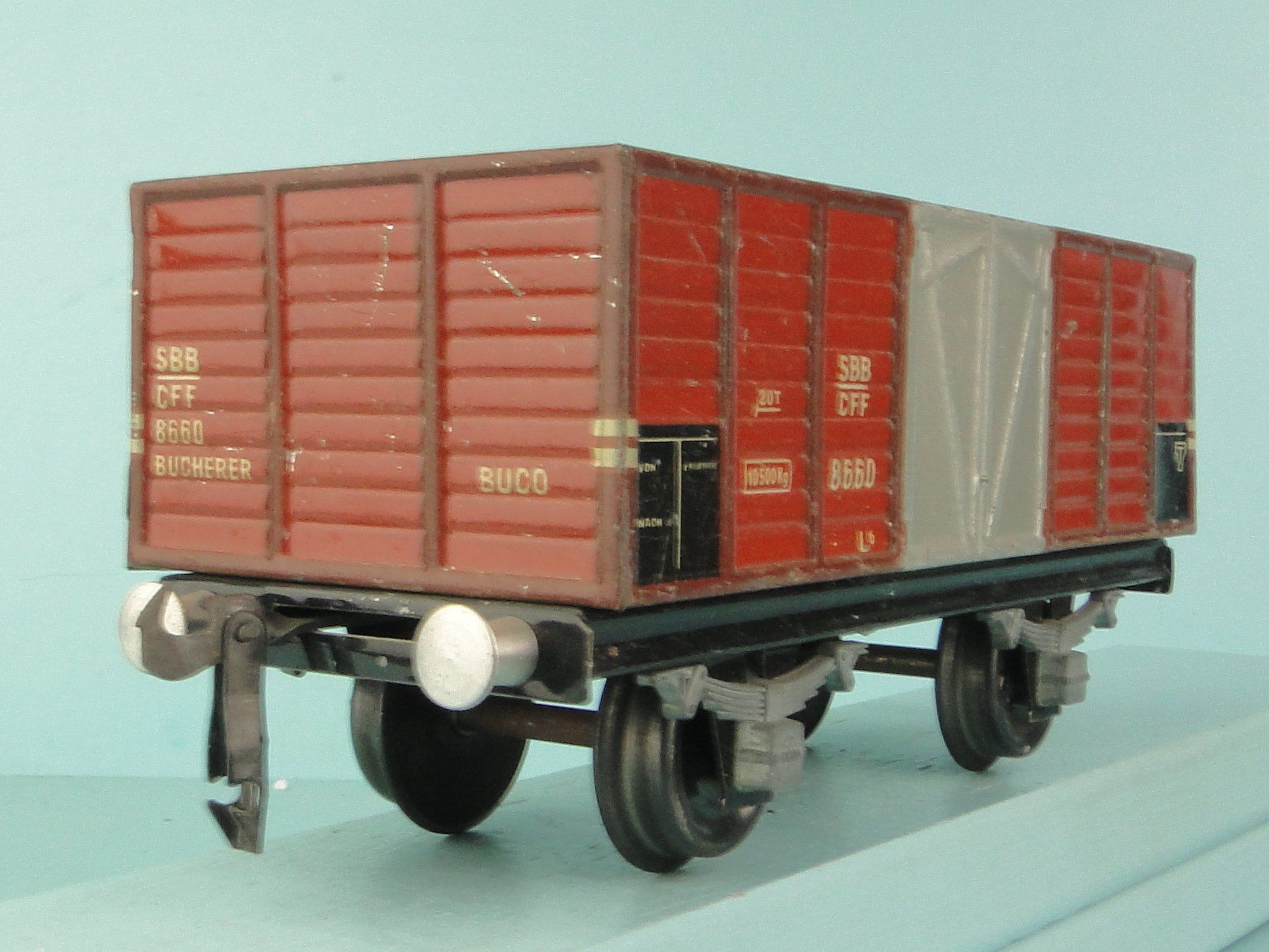 Buco Modellini di ferrovie: Buco Spur 0 8660 SBB Güterwagen – Usato da Bülach venduto da cann11 2
