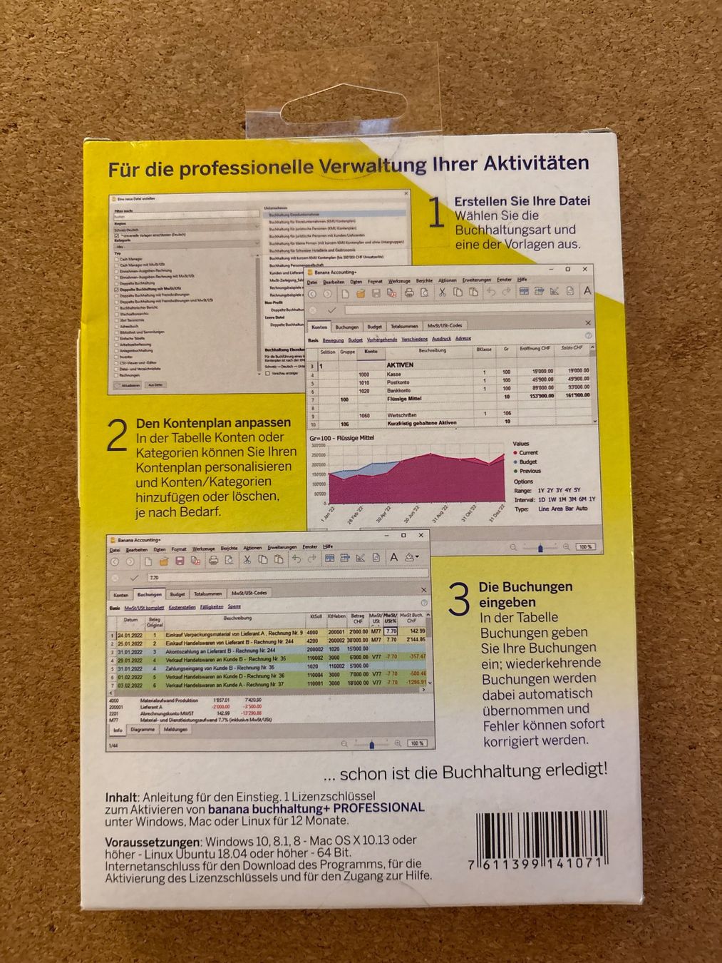 Software: Banana Buchhaltung+ Plus Software neu 12 Monate – Neu und originalverpackt aus Chur von smart.shopper 3