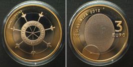 SLOWENIEN 3 Euro 2012 100 Jahre 1. slowen.Olympia-Medaille