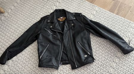 Harley-Davidson Leather Jacket Black Size M Used