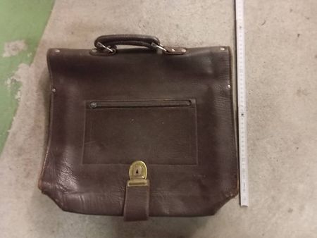 Vintage Ledertasche, Aktentasche, Lehrertasche Braun