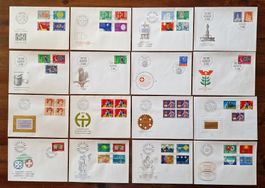 Konvolut von 158 FCD's   -    Ersttagsbriefe Schweiz ab 1963
