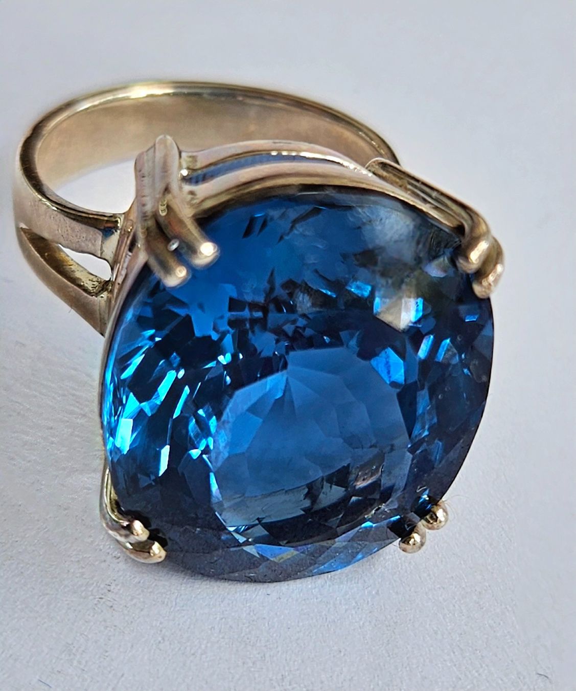 Anelli: Blau Topas Fingerring – Nuovo (secondo la descrizione) da Zürich venduto da Benedikt21 6