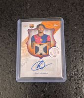 Raphinha /25 Autogramm + Relic - Barcelona - Topps