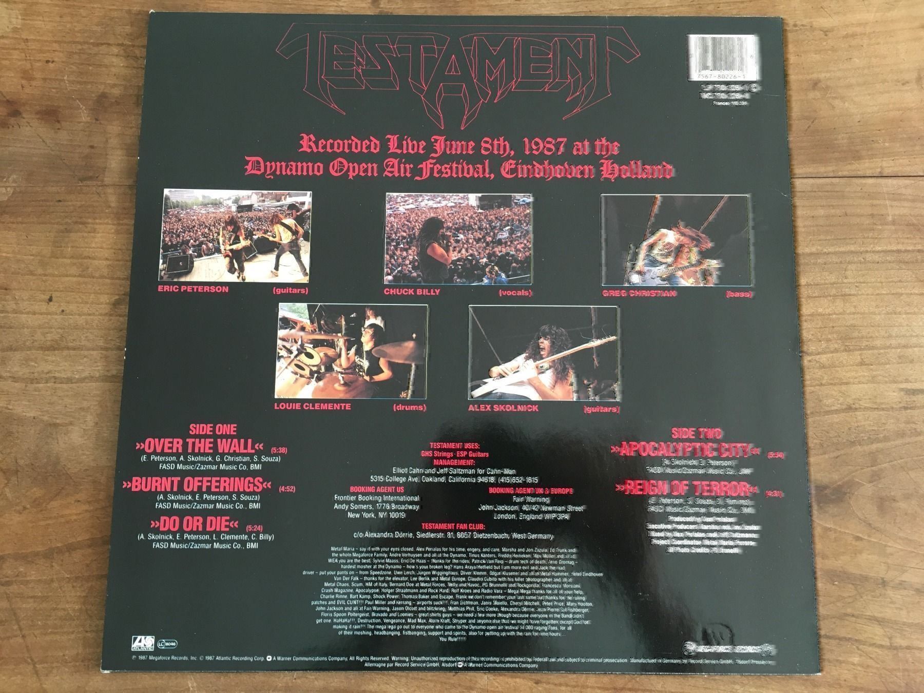 Dischi in vinile: Testament Live At Eindhoven Thrash Vinyl – Usato da Willerzell venduto da Stoeff8l 1