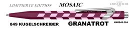 NM0849.304 MOSAIC ** 849 Kugelschreiber CDA ** GRANATROT