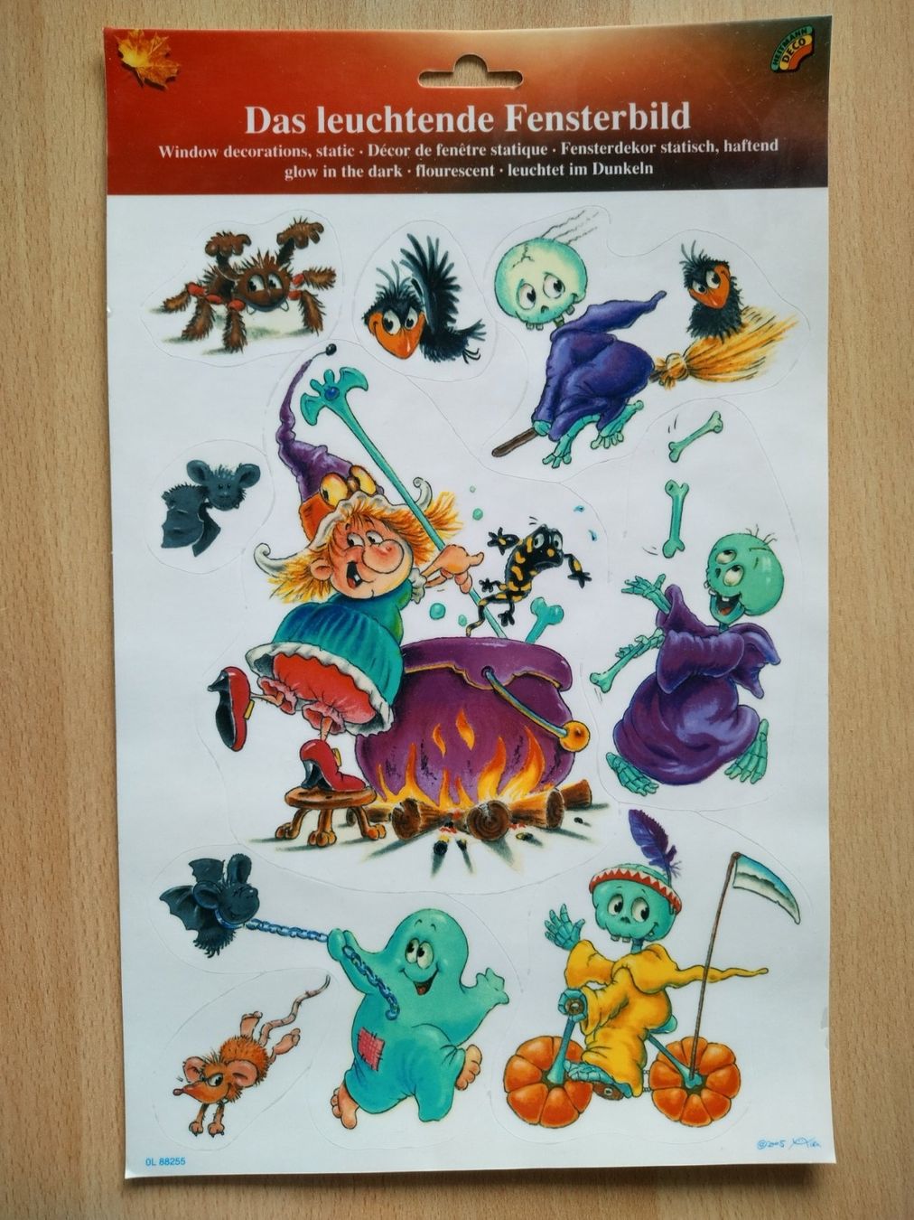 Alle Dekorationen: Leuchtendes Fensterbild (fluoreszierend, statisch haftend!) – Neu und originalverpackt aus Jona von Argus36