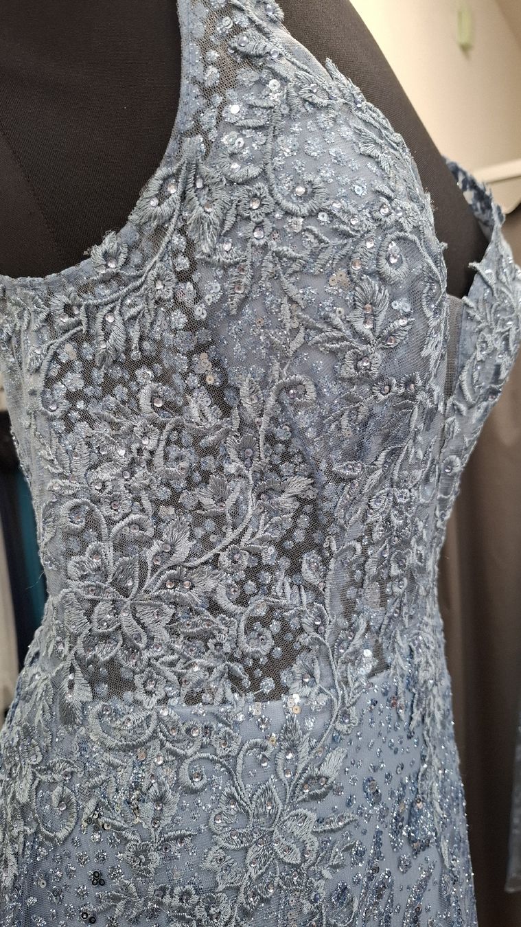 Vestiti: Dusty blue Kleid – Nuovo (secondo la descrizione) da Uster venduto da VMT. 2