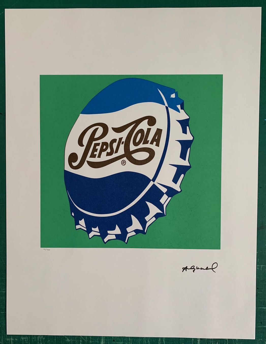Foto & Immagini: Andy Warhol - Pepsi Cola 11/100 - Neu eingetroffen – Nuovo e nell'imballaggio originale da Adligenswil venduto da O_D_E_O_N 1