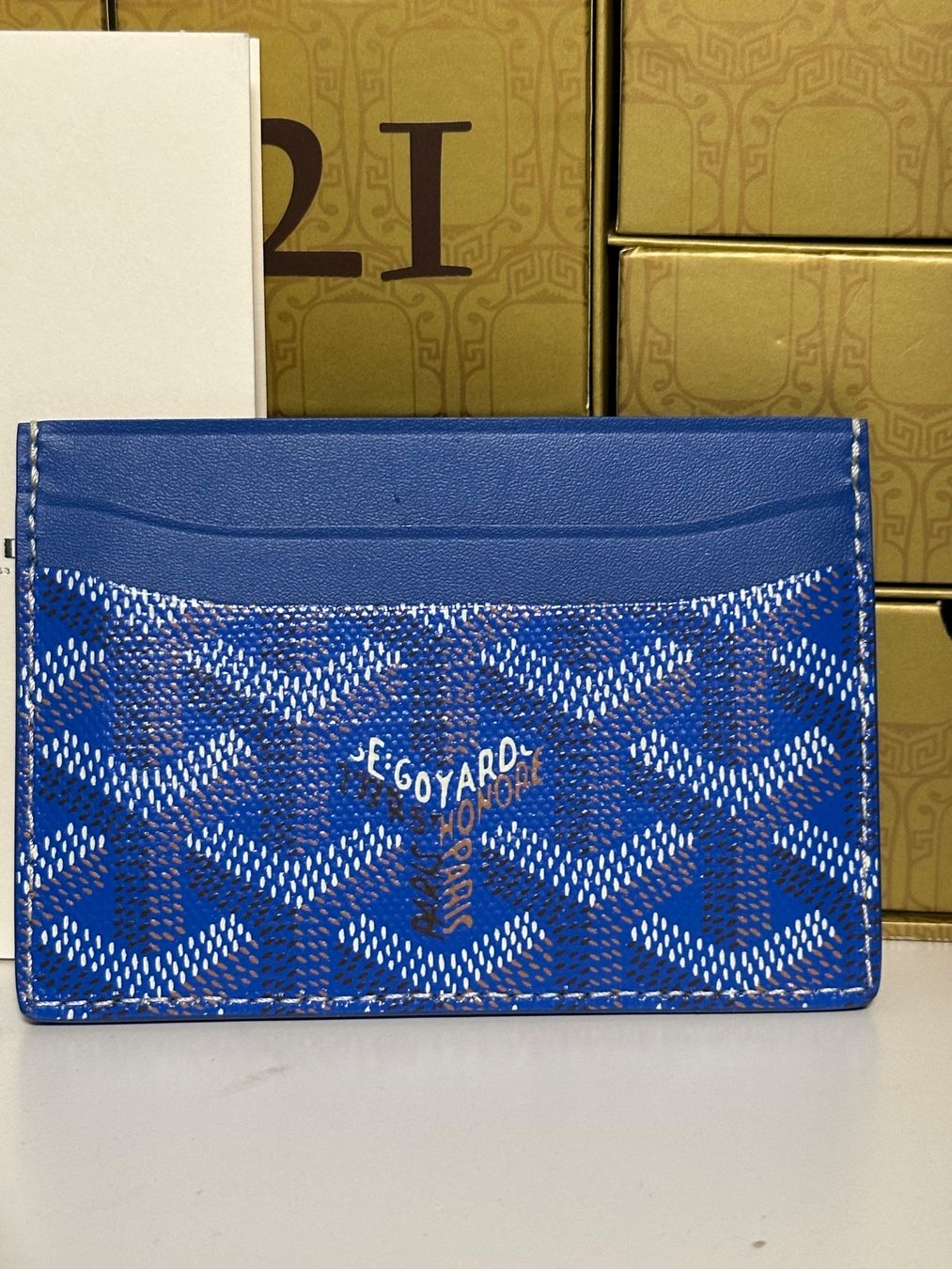 Goyard Portafogli: GOYARD Paris Cardholder in Blau – Nuovo e nell'imballaggio originale da Basel venduto da iulia_haul 3