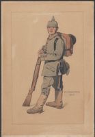 Handzeichnung 43cm x 29,5cm / Ansichtska