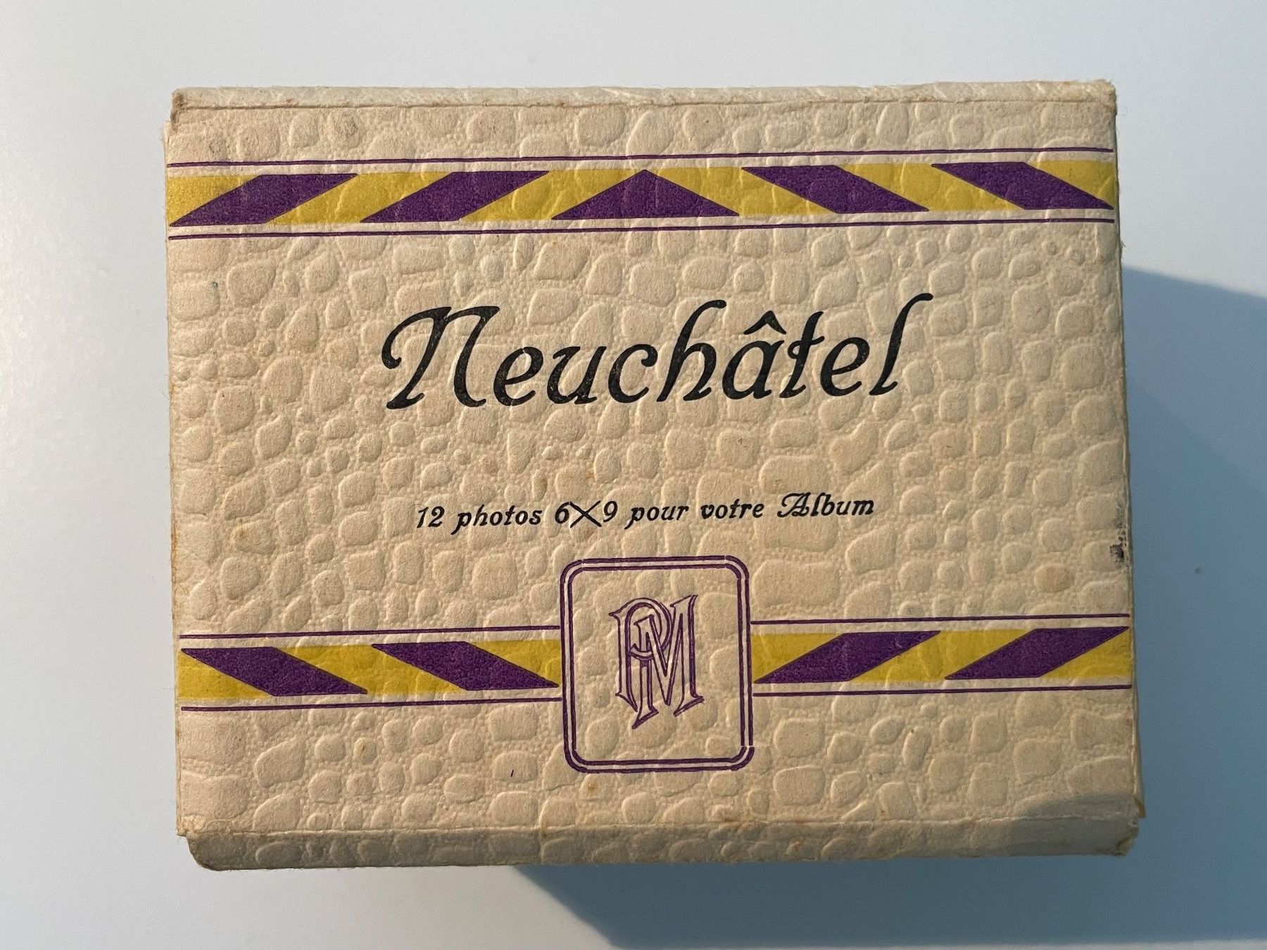 Ansichtskarten: 12 antike Photos von Neuchâtel, ca 1930 – Gebraucht aus Stäfa von riccardinho 1