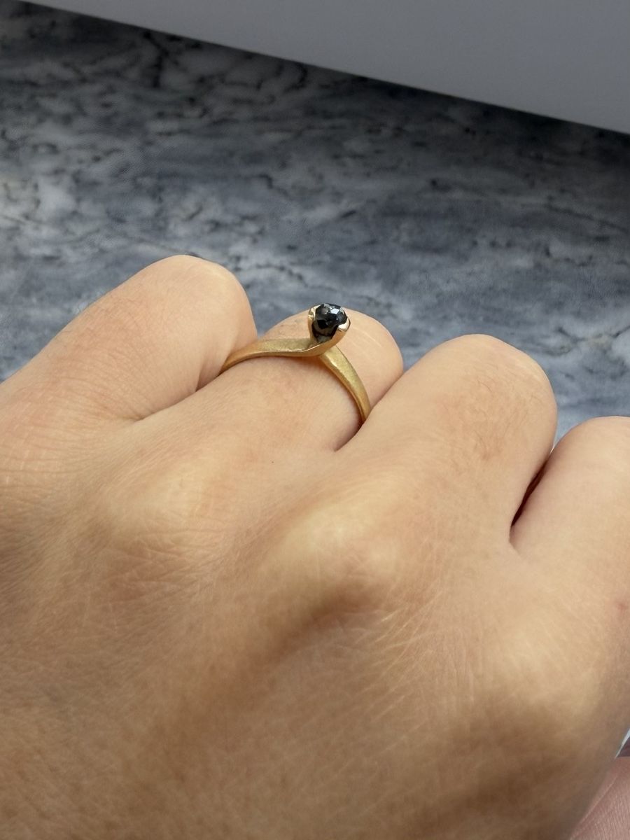 Ringe: Goldring 750 mit schwarzem Diamant – Gebraucht aus Muri b. Bern von Ameliaa83 4