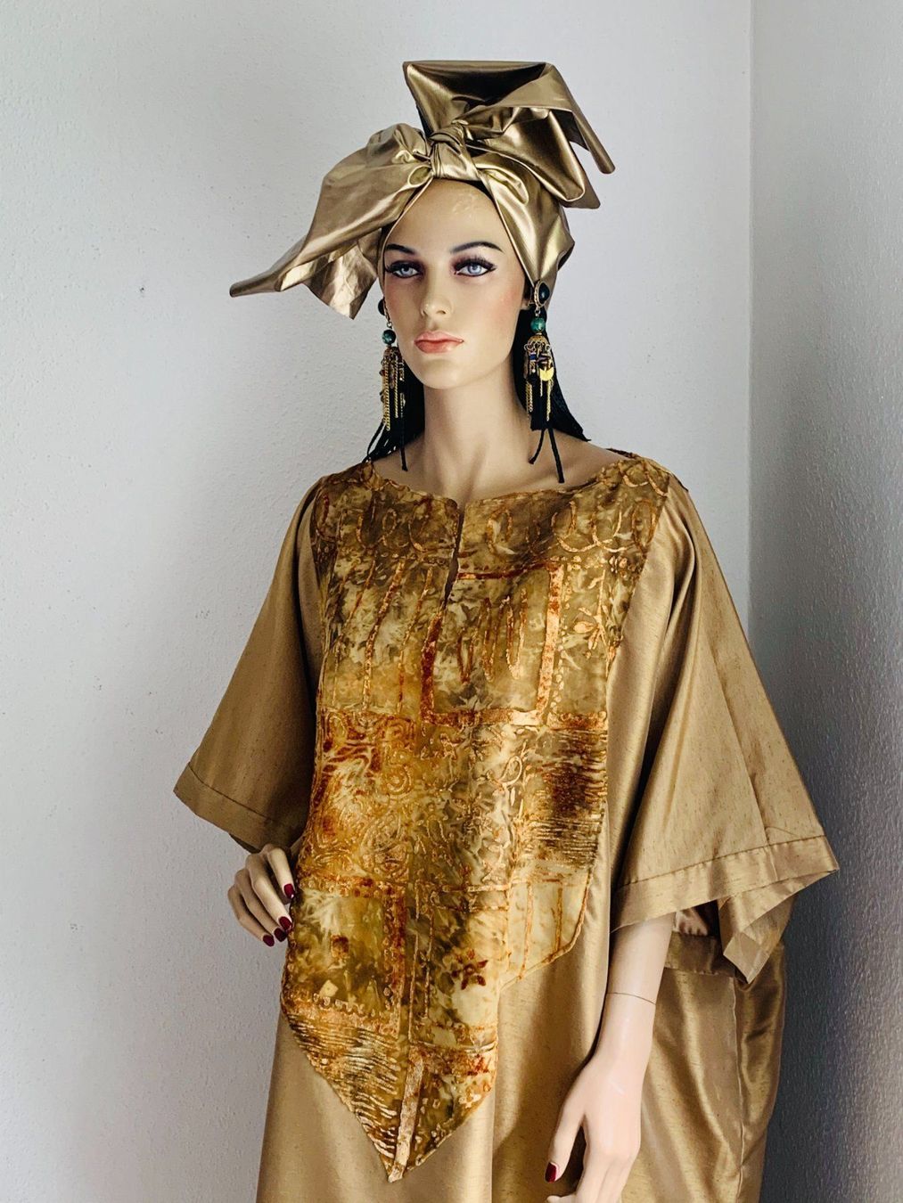 Vestiti: Afrikanisches Gewand mit Turban – Usato da Kloten venduto da Nephty 4