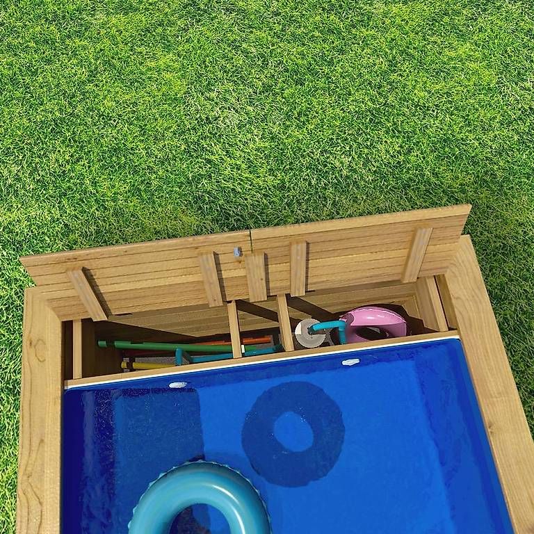 Piscine: Piscine Pool'N Box Junior en Bois . – Usato da Lausanne venduto da UniDecoCasa 3