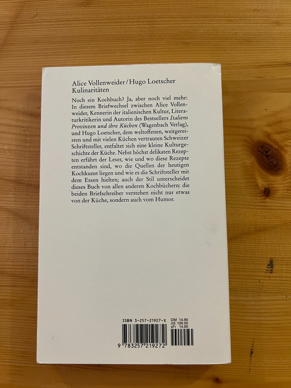 Libri: Buch "Kulinaritäten" – Usato da Widen venduto da MerlinMim2004 1