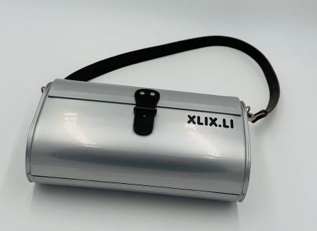 Tasche Silber - Handgefertigte Metall / Aluminium Tasche