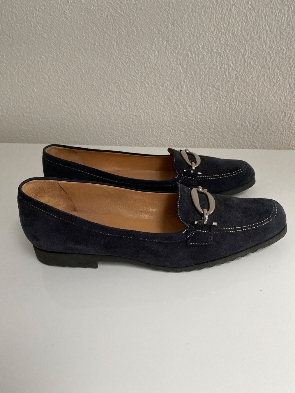Scarpe da donna: Wildlederschuhe blau Gr. 40, Gummisohle – Usato da Zürich venduto da DidierTG 1