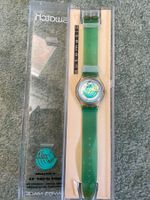 Swatch Uhr Earth Summit 1992 Vintage, Grün, Originalpackung!