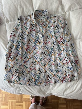 Chemise Tommy Hilfiger T.34 multicolore imprimé géométrique