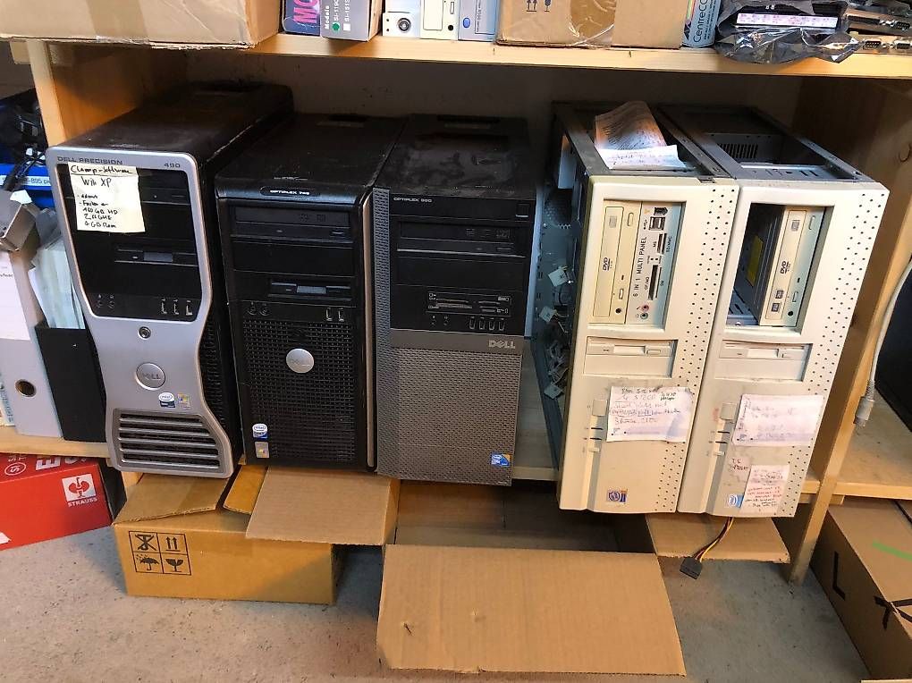 PCs: Diverse alte PCs – Defekt aus Hinterkappelen von atomschnee 1