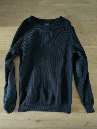 Zara Man Pullover Gr. M, schwarz, 100% Baumwolle