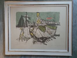 Tolle Lithographie von Alois Carigiet!