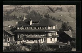 AK Adelboden, Hotel Viktoria, 1933