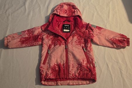 Kinderjacke Reima pink Grösse 98 Wasserdicht