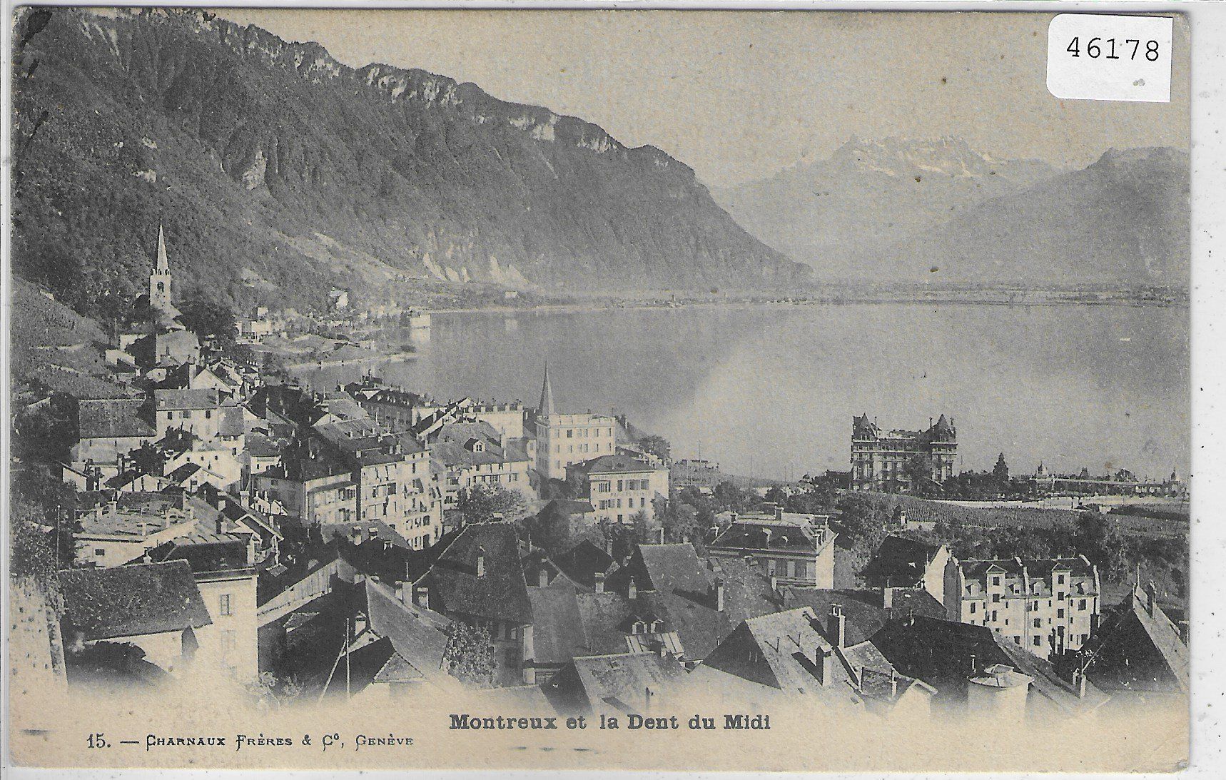 Cartoline postali: Montreux et la Dent du Midi – Difettoso da Ettingen venduto da Kartenplanet