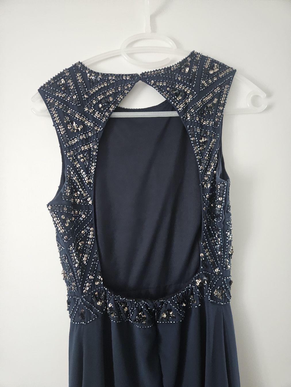 Vestiti: Kleid dunkelblau Pailletten Grösse S – Usato da Sempach venduto da Bebla10 1