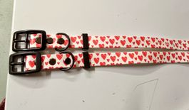NEUES Hunde-Halsband  Herz ❤️ Heart, verstellbar  BioThane