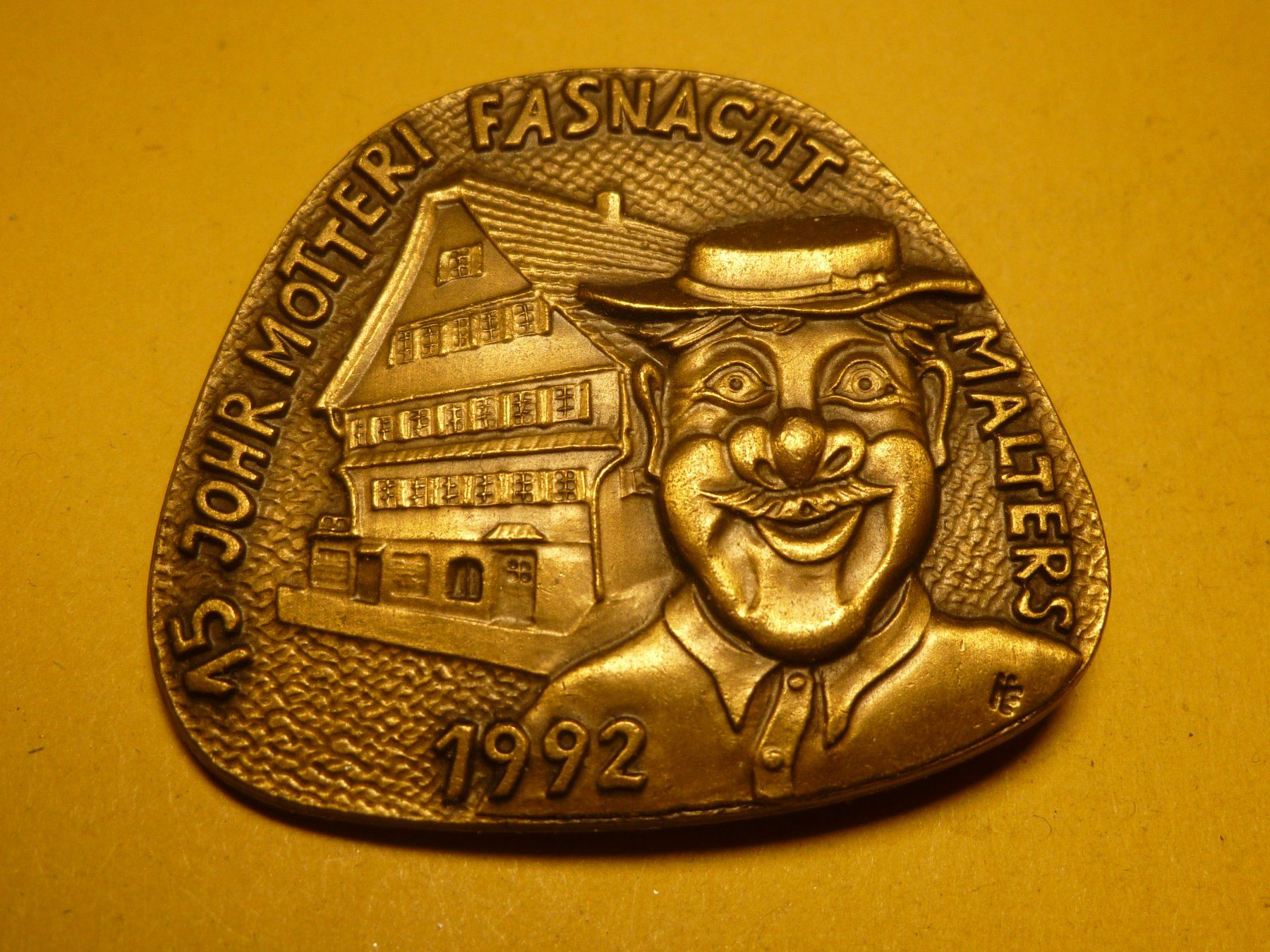 Placchette & Badge: MALTERS 1992 MESSING – Usato da Ried (Muotathal) venduto da Mandarin02