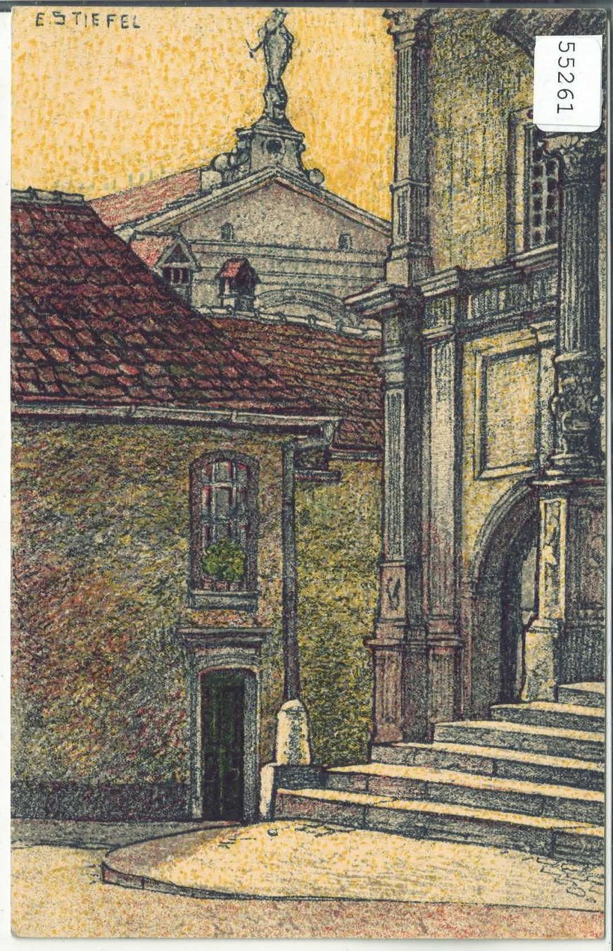 Ansichtskarten: Alt-Solothurn - E. Stiefel - Litho – Gebraucht aus Ettingen von Kartenplanet