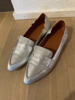 Loafer silber - Gr. 42 - Italy Style - NEU