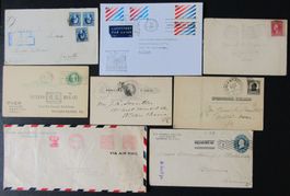 USA: 26 Poststücke aus 1885–1998