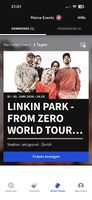 Ticket Stehplatz Hinten Linkin Park