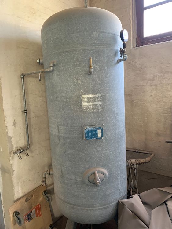 WELDINGER Alu-Drucklufttank 36 L – Mobiler Erweiterungstank Mit Druckregler, 4 Abgängen & Manometern