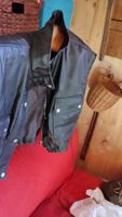 Weste Kunstleder schwarz Gr. M Made in Italy Gilet