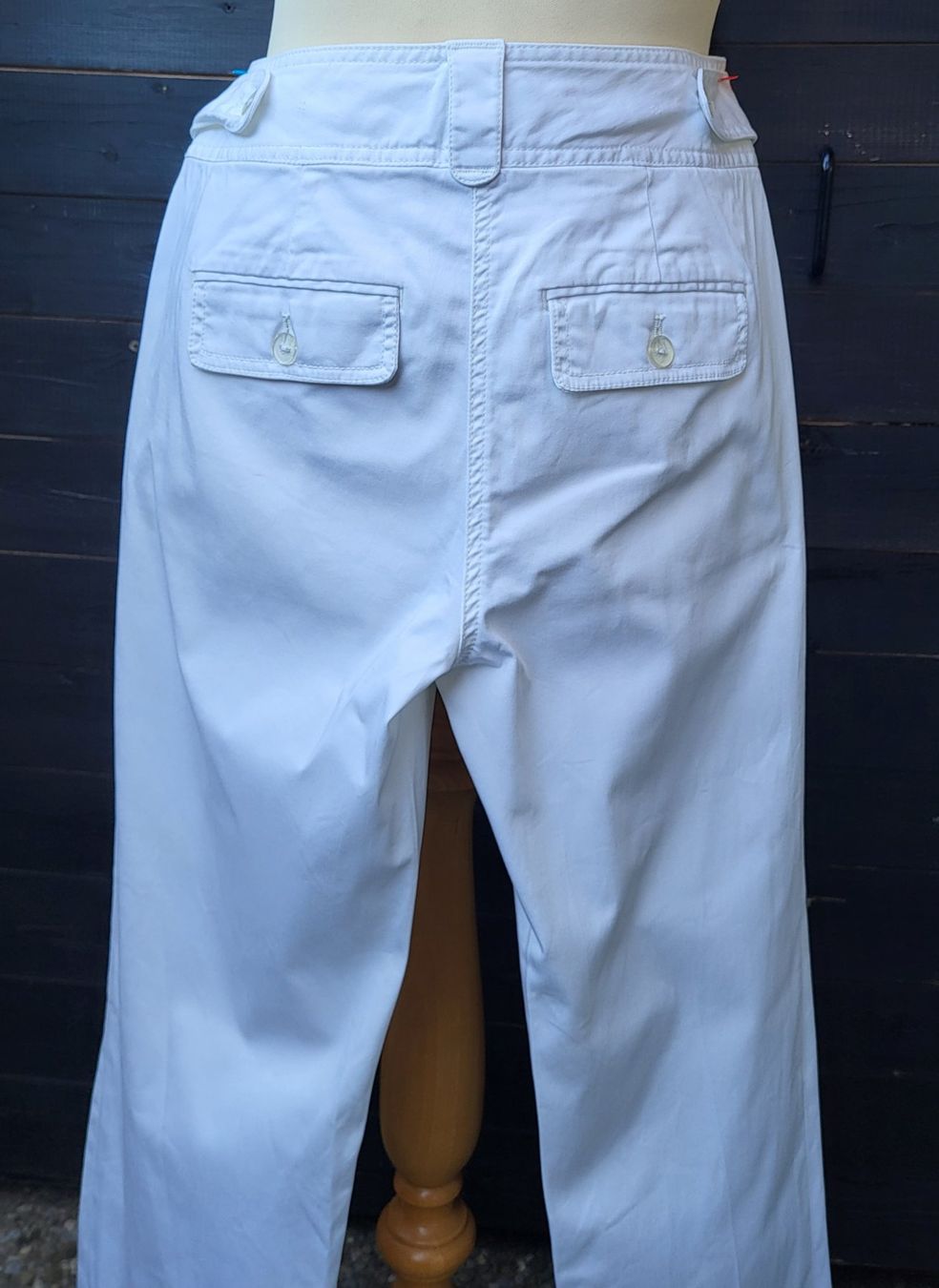 Pantalons: Pantalon blanche en coton – D'occasion à Fribourg par VictoriaShop7 3