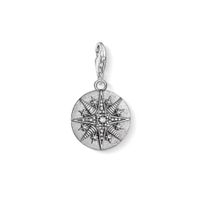 Thomas Sabo Charm Anhänger Kompass Silber Glitzer Neu