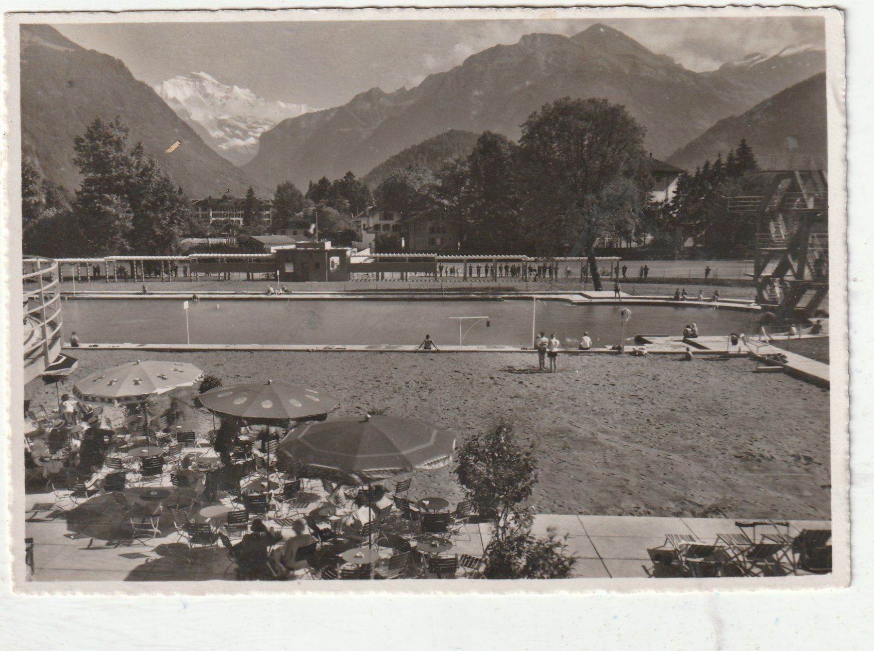 Cartoline postali: Strandbad Interlaken – Usato da Lumbrein venduto da made02