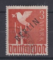 Berlin 1948; 3 M. Schwarzaufdruck - Kat. 700.--