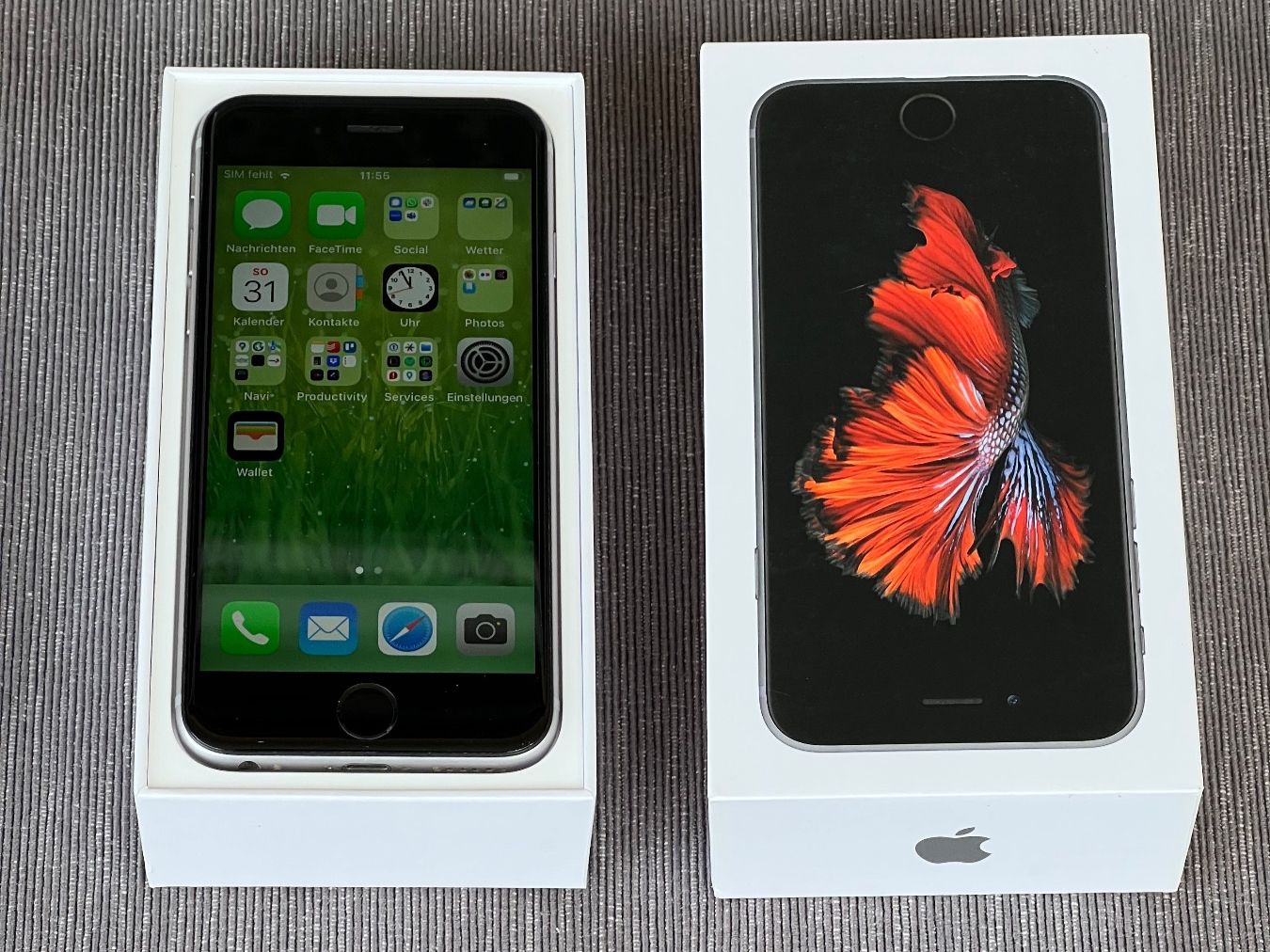 Apple Telefoni cellulari / Smartphones: Apple iPhone 6s 32GB Grau in OVP – Usato da Bern venduto da mattek