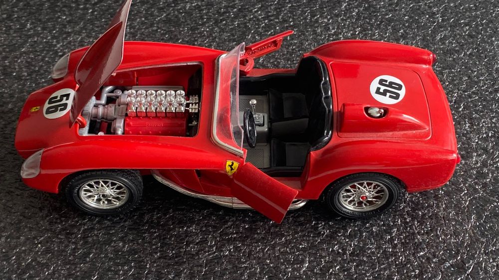 Burago Ferrari 250 Testa Rossa 1000 Miglia - Échelle 1/18 - Dans Sa Boîte