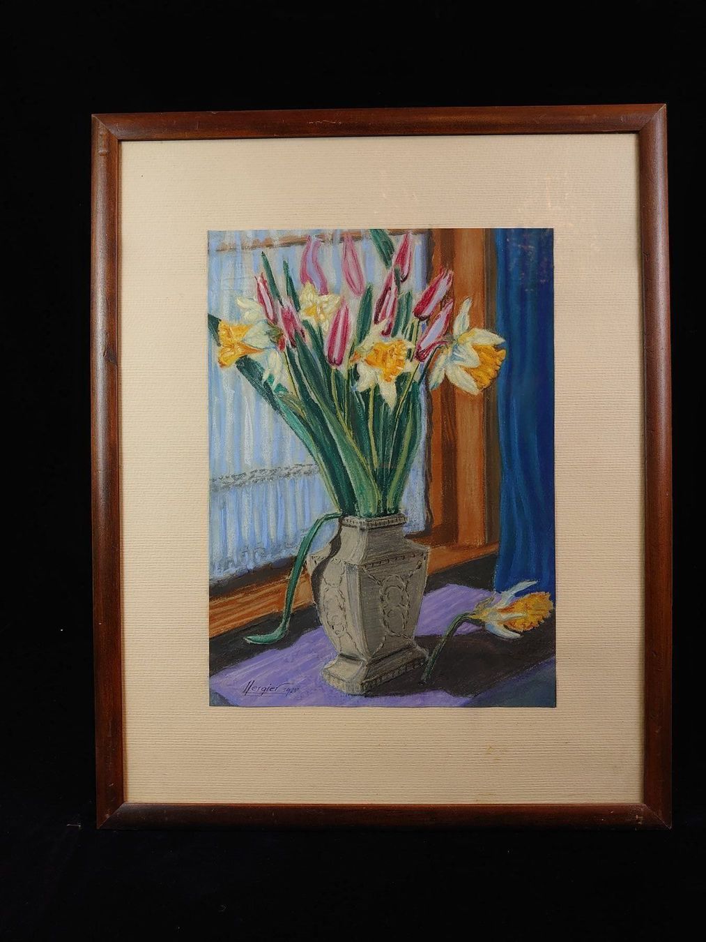 Dipinti: Aquarell Osterglocken Hergier 1928 – Usato da Zürich venduto da safenia87